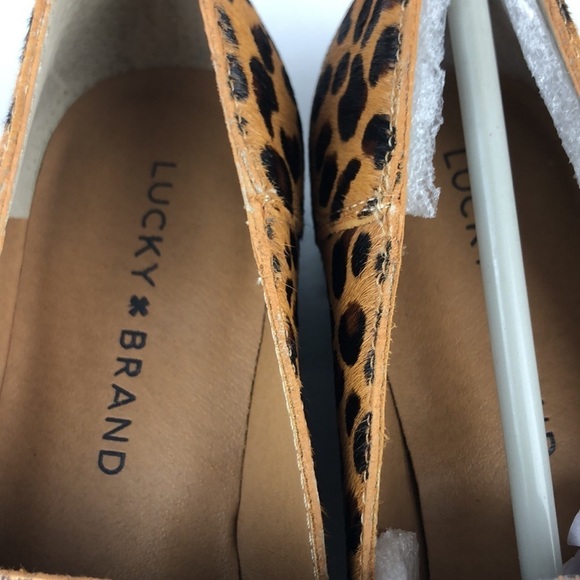 NEW Lucky Brand Camdyn 2 Leopard Slip On Loafer Flats 6.5 - Picture 6 of 10